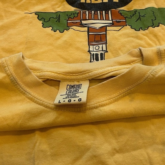 Comfort Colors Wake Forest University Student Advisor Yellow T-Shirt Unisex L - Picture 3 of 8